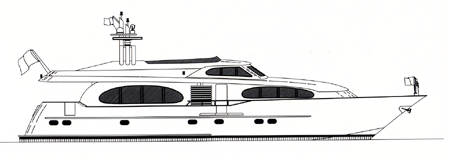 90 Raised Bridge Motor Yacht